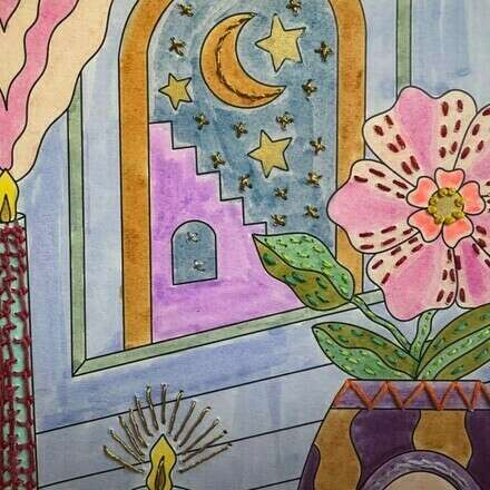 Pinta y luego Borda las Ilustraciones de Tere Gott SÁBADO 14