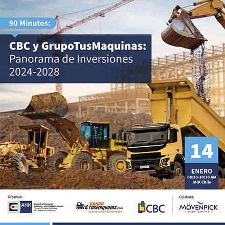 90 Minutos CBC y GrupoTusMaquinas: Panorama de Inversiones 2024-2028