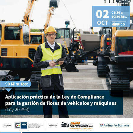 Charla: Aplicación práctica de la Ley de Compliance para la gestión de flotas de vehículos y máquinas. 