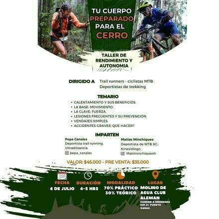 Prepara tu cuerpo para el cerro