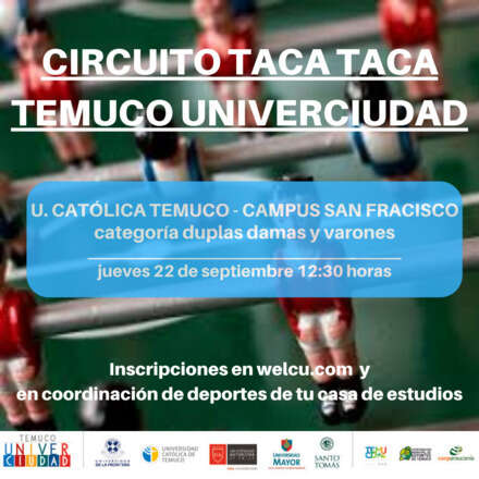 Fecha 1 UCT - Circuito de Taca Taca Temuco Univerciudad 2022