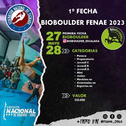 Bioboulder League 10 años - FENAE