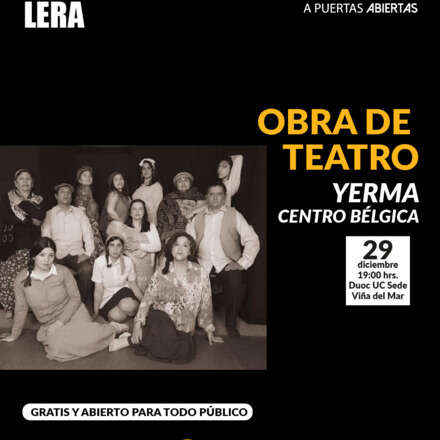 Ciclo Teatral Centro Bélgica - Obra Yerma