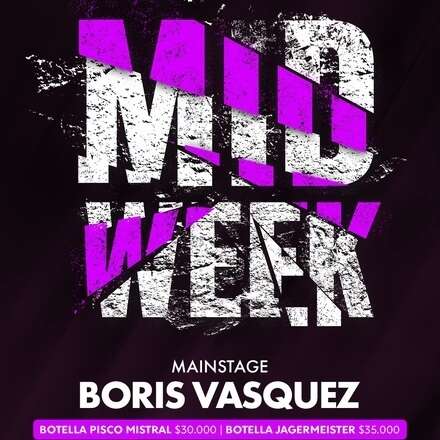 MIDWEEK 21-08 CLUB ONE / ROOFTOP - DJ BORIS VASQUEZ + FRIENDS / ACCESO GRATIS Y DESCUENTO /