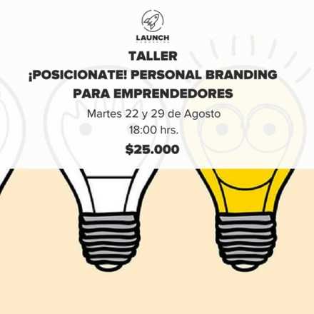 Taller: ¡Posiciónate! Personal Branding para emprendedores