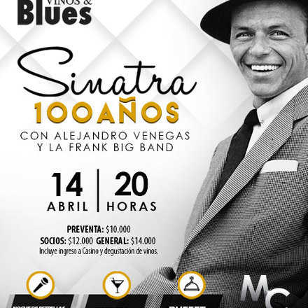 1° Noche de Jazz, Vinos & Blues con Alejandro Venegas y la Frank Big Band