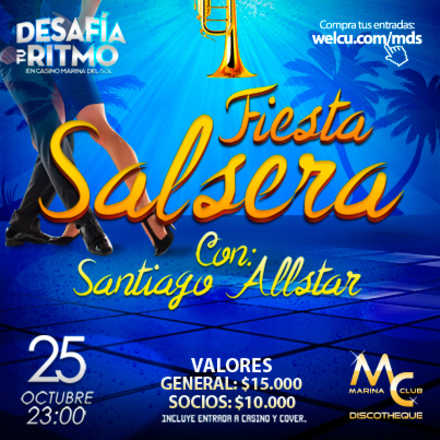 Fiesta Salsera con Santiago All Stars