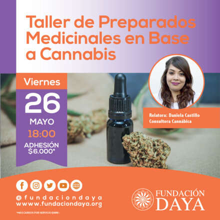 Taller de Preparados Medicinales a base de Cannabis 26 mayo 2023
