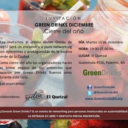 Green Drinks Buenos Aires 15-12 / Cierre del año