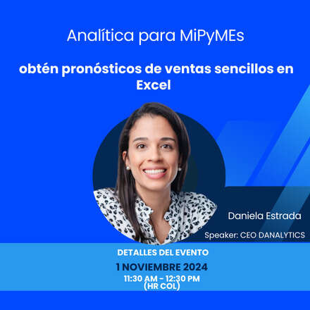 Analítica para MiPyMEs: Obtén pronósticos de ventas precisos y sencillos en Excel