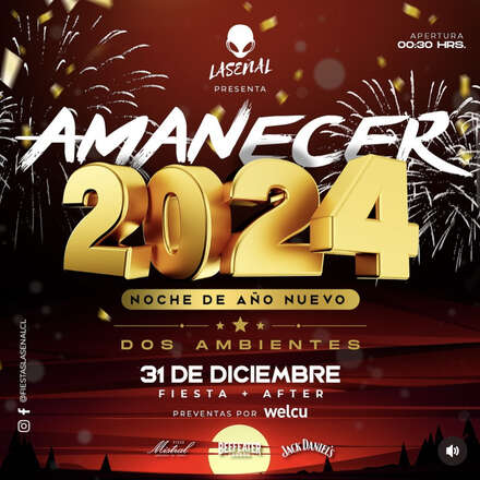 AMANECER AÑO NUEVO 2024!