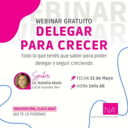 Webinar "Delegar para Crecer"
