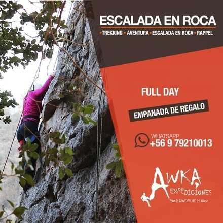  Trekking + Escalada en roca  + Rappel.