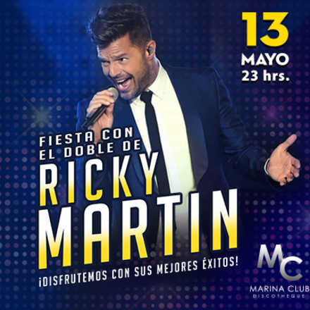 Fiesta Día de la Madre con Doble de Ricky Martin