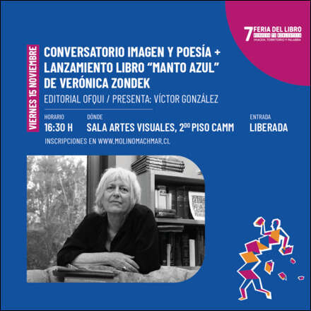 7 Feria del Libro RNTB24: CONVERSATORIO Y LANZAMIENTO LIBRO MANTO AZUL /Verónica Zondek