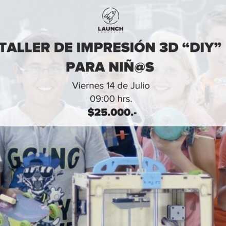 Taller de impresión 3D “DIY” para niñ@s