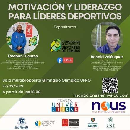 Charla " Liderazgo y Motivación" para lideres deportivos - Temuco UniverCiudad 2021