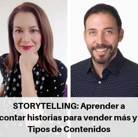  Taller Storytelling: Aprender a contar historias para vender más y Tipos de Contenidos 
