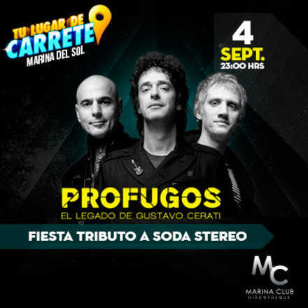 Fiesta Tributo a Soda Stereo con Prófugos