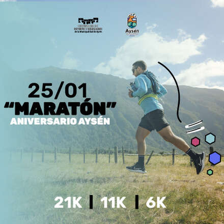 Maratón aniversario Aysén 2025