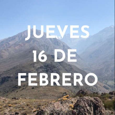 Trekking Cerro del Medio 16-02