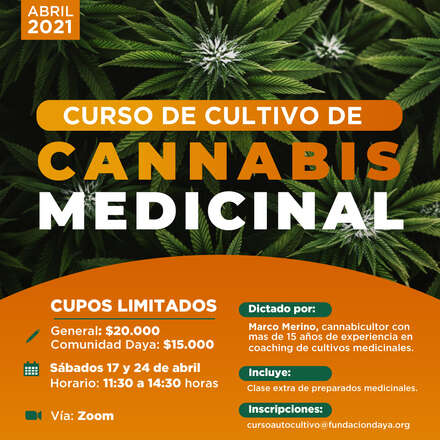 Curso de Cultivo de Cannabis Medicinal Abril 2021