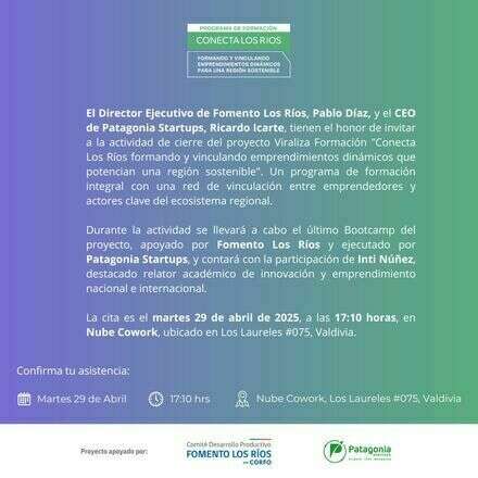 Cierre Proyecto Viraliza Formación "Conecta Los Ríos"