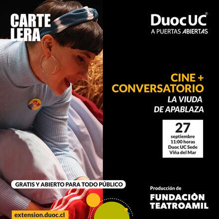 Película: La Viuda de Apablaza + Conversatorio