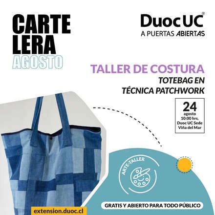 Taller de Costura Patchwork - Bolsa 