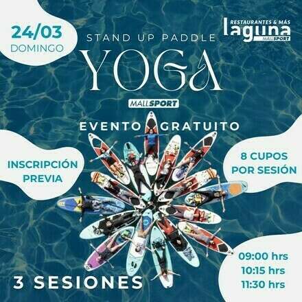 Stand up Paddle Yoga Laguna Mall Sport