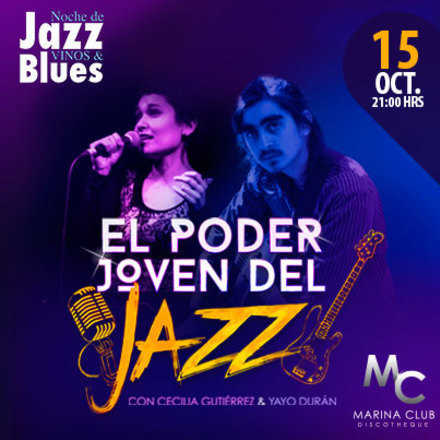 7° Noche de Jazz Vinos & Blues con Cecilia Gutierrez y Yayo Durán Quinteto