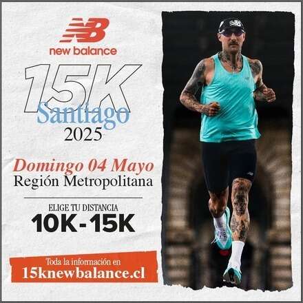 New Balance 15 K Santiago 2025