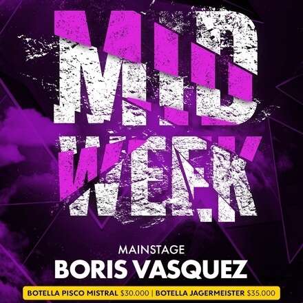 MIDWEEK 04-09 CLUB ONE / ROOFTOP - DJ BORIS VASQUEZ + FRIENDS / ACCESO GRATIS Y DESCUENTO / +19