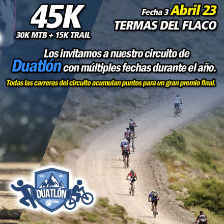 Duatlón Aventura Aconcagua - Fecha 3 - Termas del Flaco