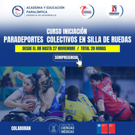 Curso Iniciación ParaDeportes Colectivos en Silla de Ruedas