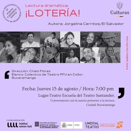 LECTURA DRAMÁTICA - LOTERIA DE JORGELINA CERRITOS 