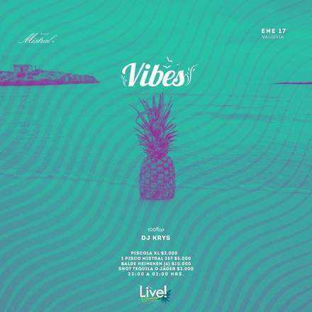 LIVEGROUP // JUEVES VIBES 17 ENERO  // DJ KRYS // ROOFTOP