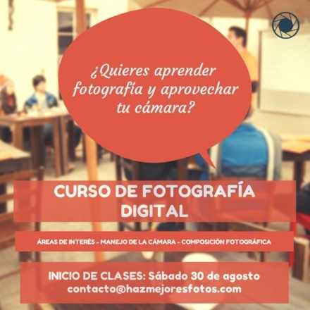 Aprende fotografía digital en La Serena, Organizado por Haz Mejores Fotos