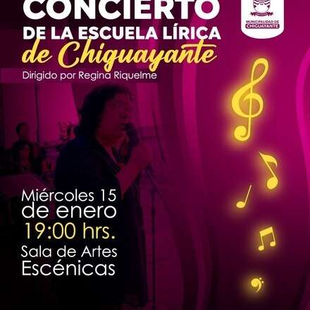 CONCIERTO ESCUELA LÍRICA