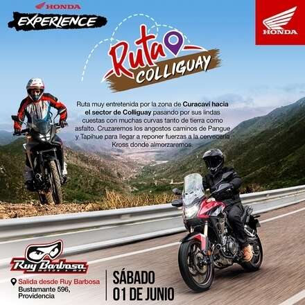 Ruta Colliguay - Honda Experience