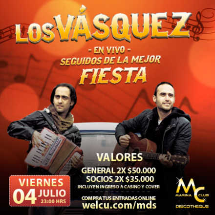 Fiesta con Los Vásquez en vivo