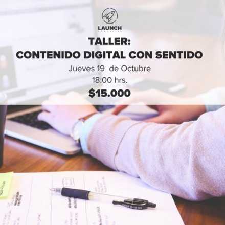 Taller: Contenido Digital con sentido