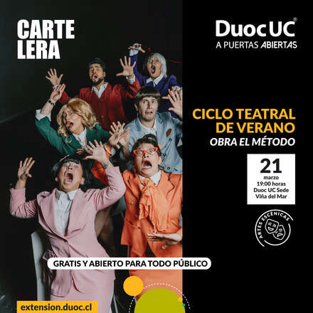 Ciclo de Teatro de Verano - Obra El Método 
