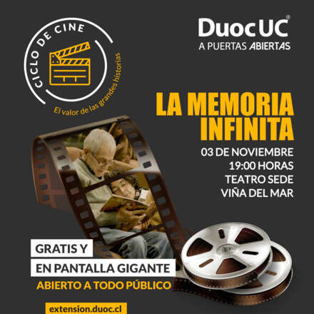 Ciclo de Cine - La Memoria Infinita + Conversatorio