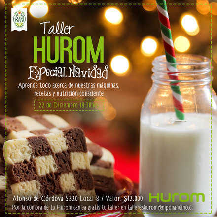 Taller Hurom Especial Navidad 22 Diciembre 