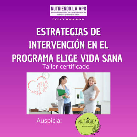 Estrategias de intervención en el Programa Elige vida sana