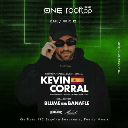 MARTES 12  DE JULIO - 2 PISTAS DE BAILE -  - ULTRABAILABLE - ELECTRONICA -  DJ INTERNACIONAL KEVIN CORRAL (ESPAÑA) HOMBRES + 23 - MUJERES + 21 