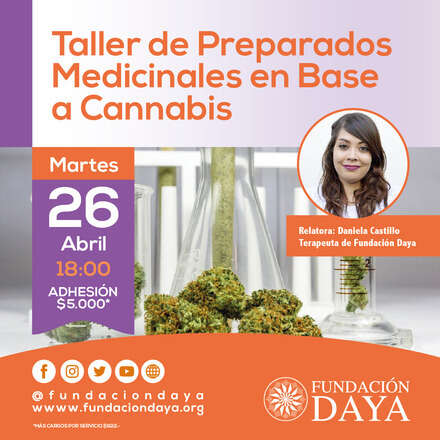 Taller de Preparados Medicinales en Base a Cannabis 26 abril 2022