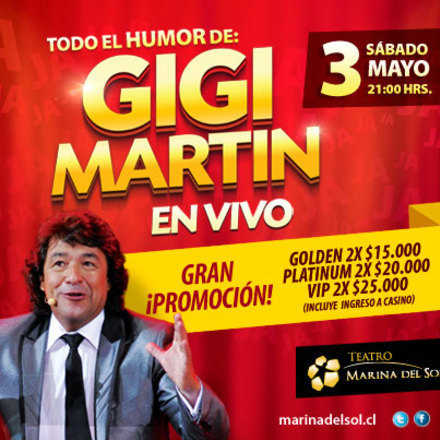 Gigi Martín en vivo