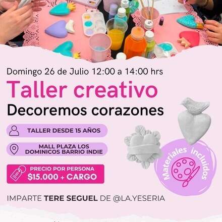 Taller decoremos corazones 